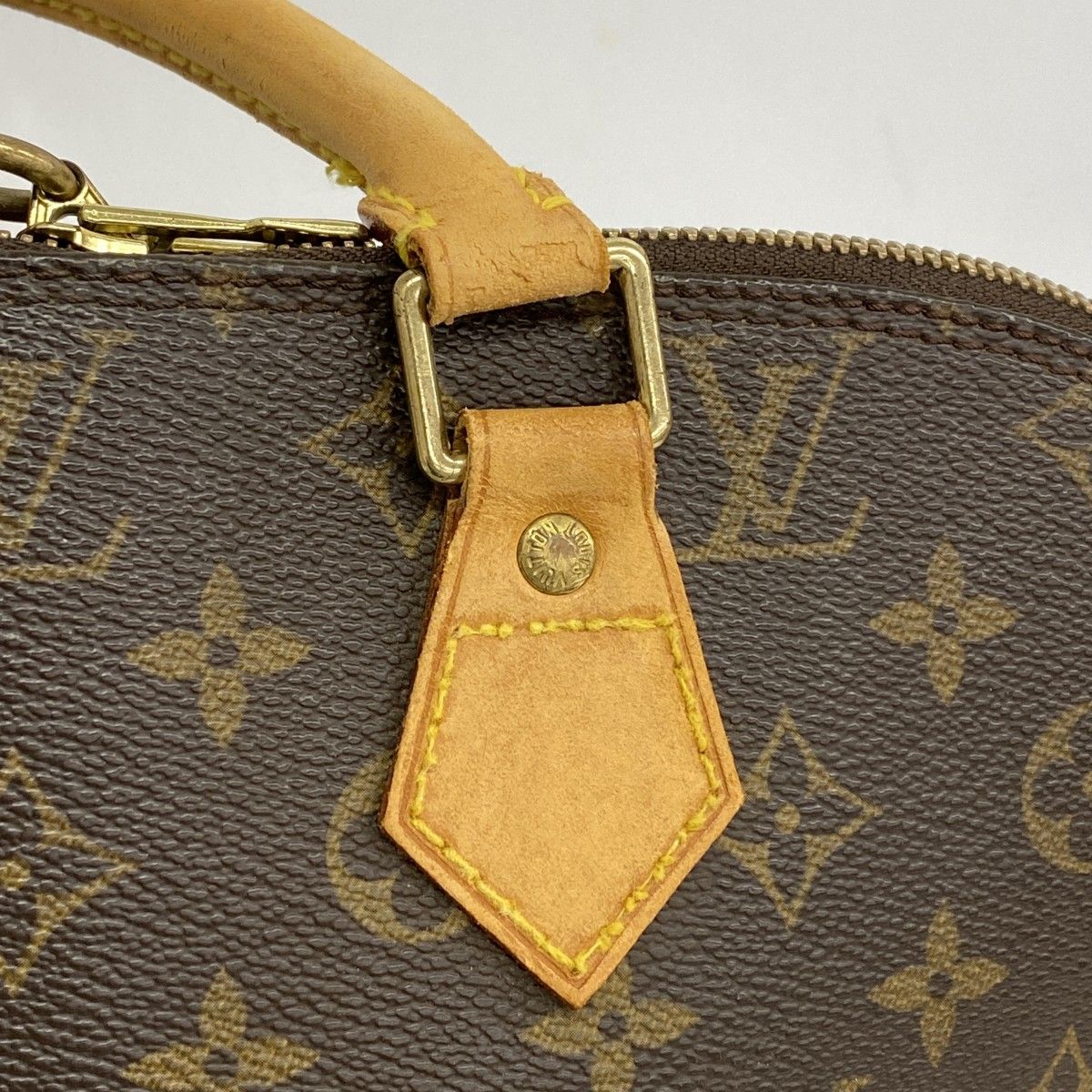 Louis Vuitton Handbag Monogram Alma Brown — view 8