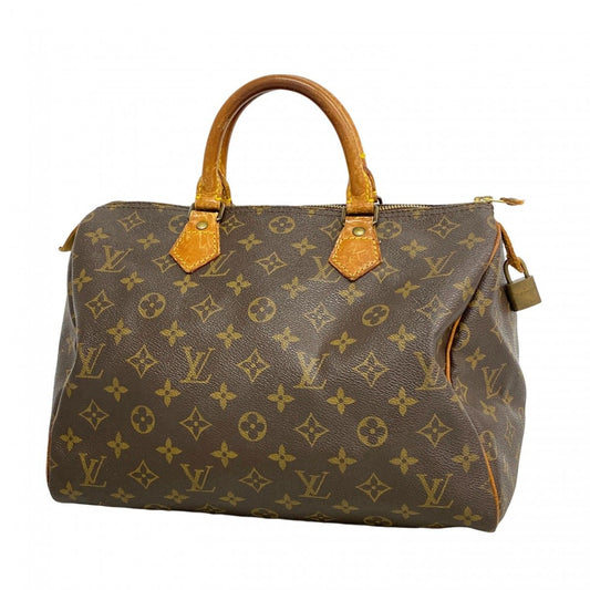 Louis Vuitton Handbag Monogram Speedy 30 Brown