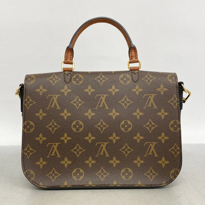 Louis Vuitton Handbag Monogram Vaugirard PM Brown Noir 2-Way Bag — view 8