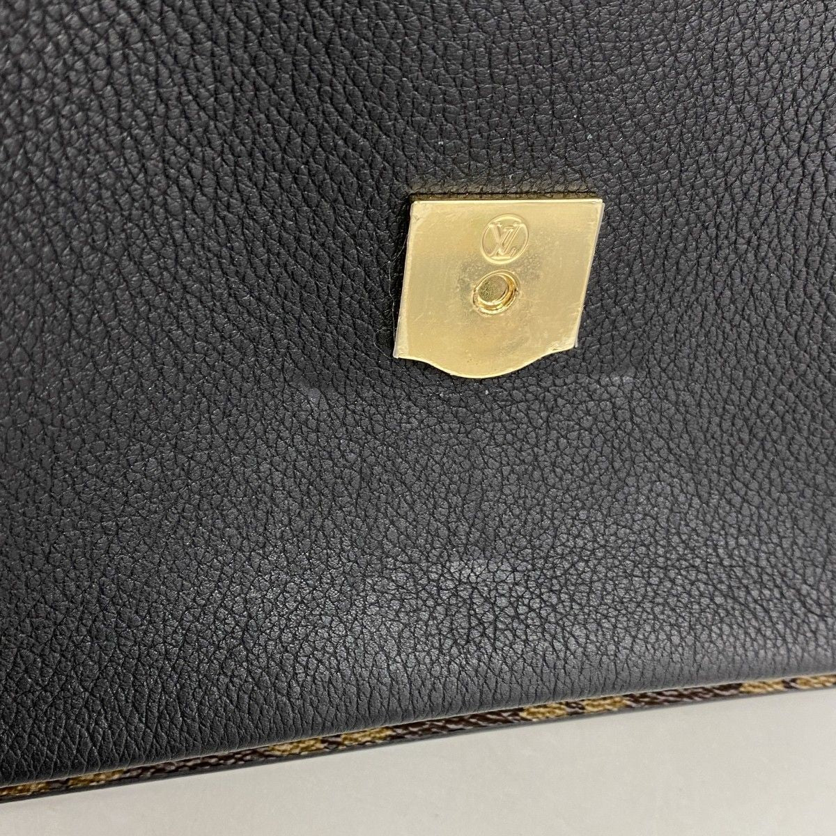 Louis Vuitton Handbag Monogram Vaugirard PM Brown Noir 2-Way Bag — view 6