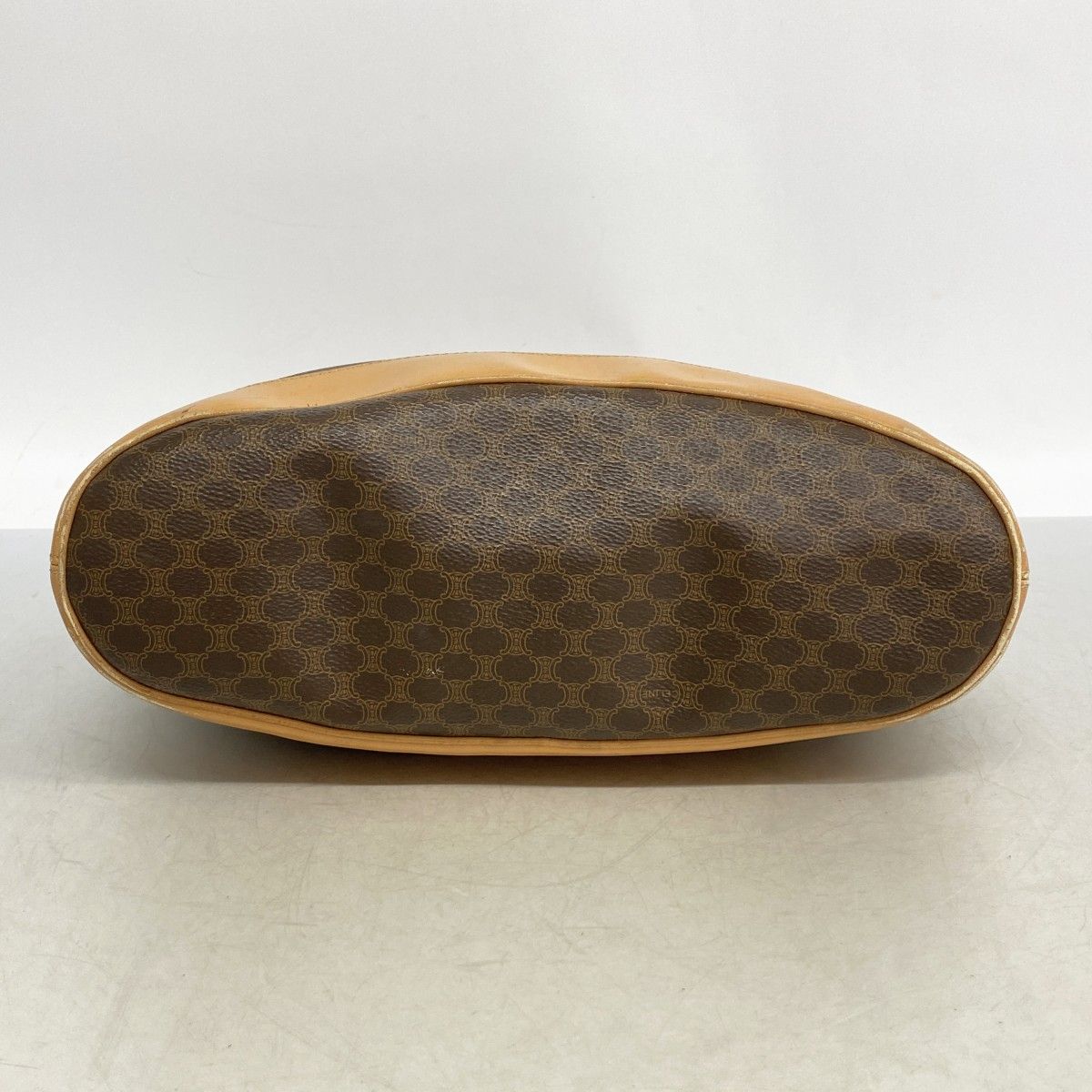 Celine Shoulder Bag Macadam Brown Gold — view 3