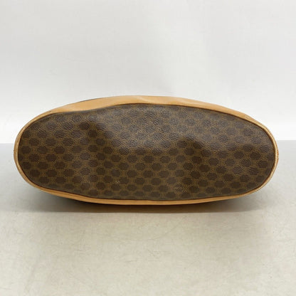 Celine Shoulder Bag Macadam Brown Gold — view 3