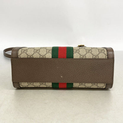 Gucci Handbag Ophidia Brown Gold 2-Way Bag — view 3