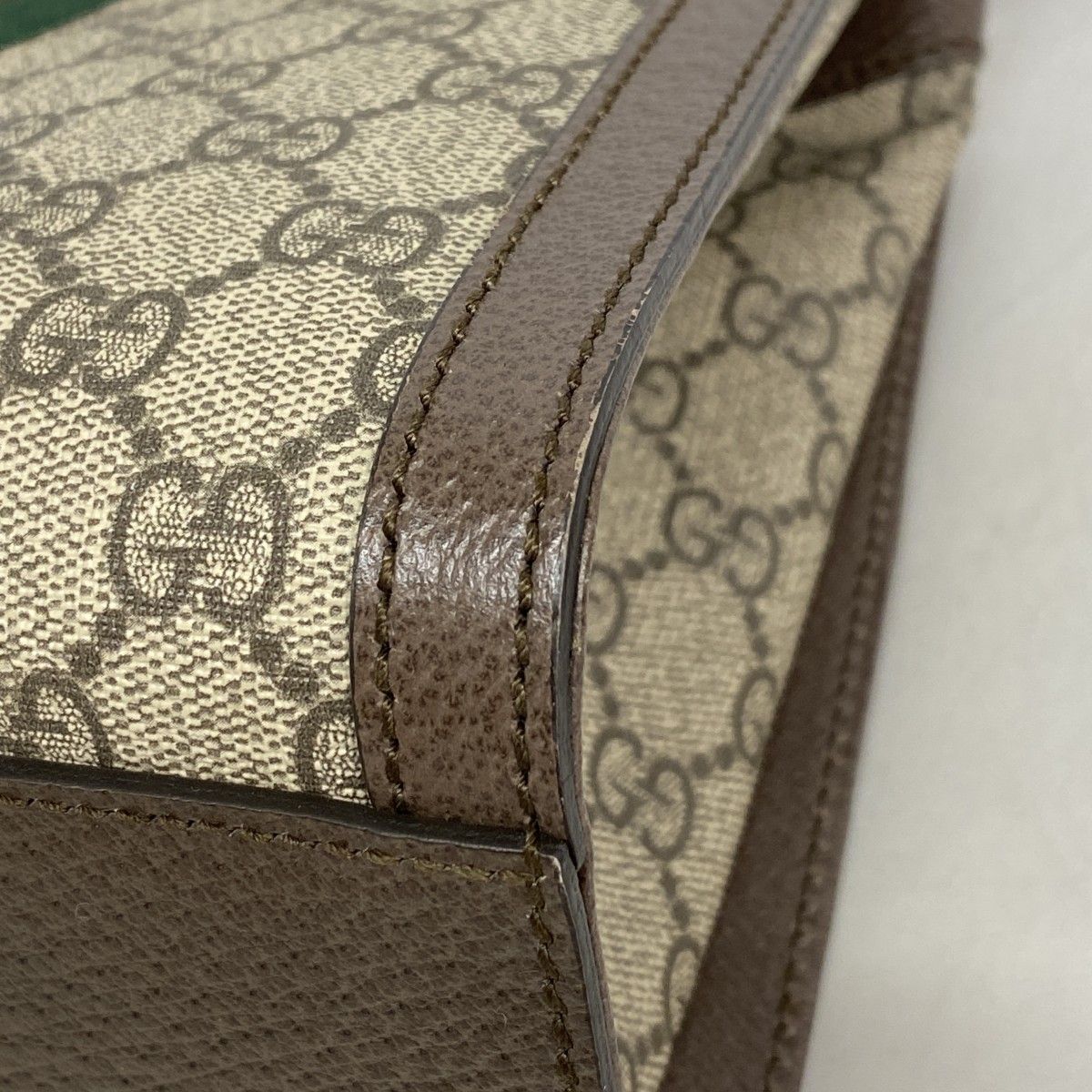 Gucci Handbag Ophidia Brown Gold 2-Way Bag — view 6
