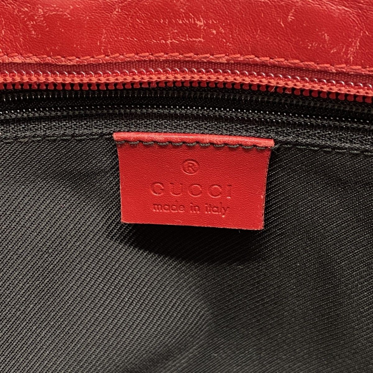 Gucci Tote GG Canvas 002 Black Red Gold — view 5