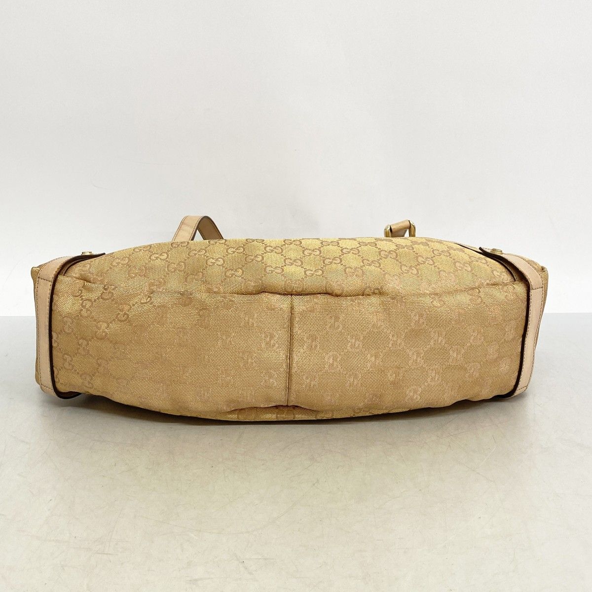 Gucci Tote GG Canvas Pin Beige Gold — view 3