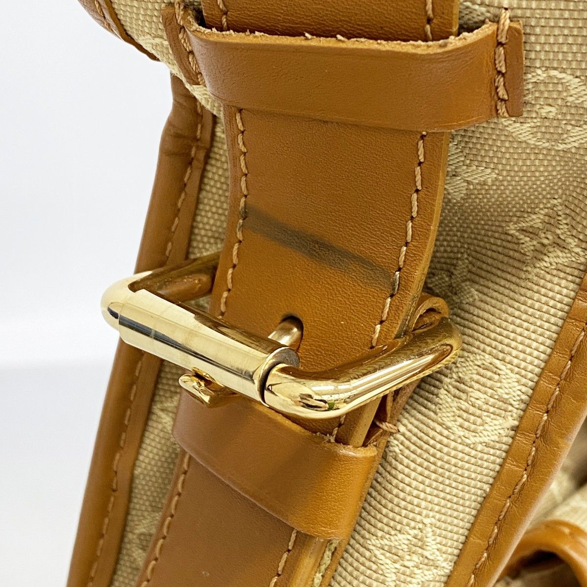 Louis Vuitton Shoulder Bag Monogram Mini Besace Marie Kate Beige — view 9