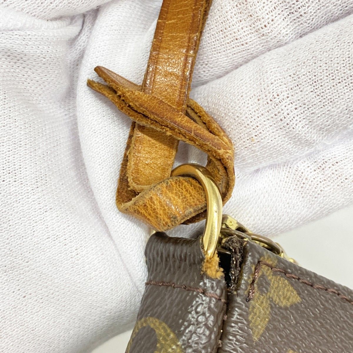 Louis Vuitton Pouch Monogram Pochette Brown — view 7