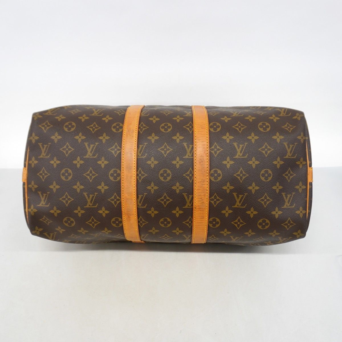 Louis Vuitton Boston Bag Monogram Keepall Bandouliere 45 Brown — view 3