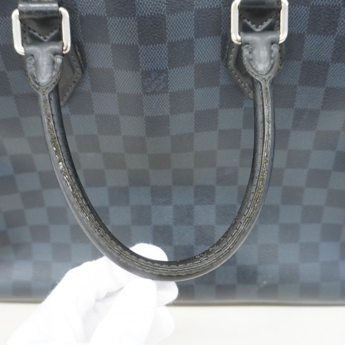 Louis Vuitton Business Damier Cobalt Dandy Briefcase MM Black — view 7