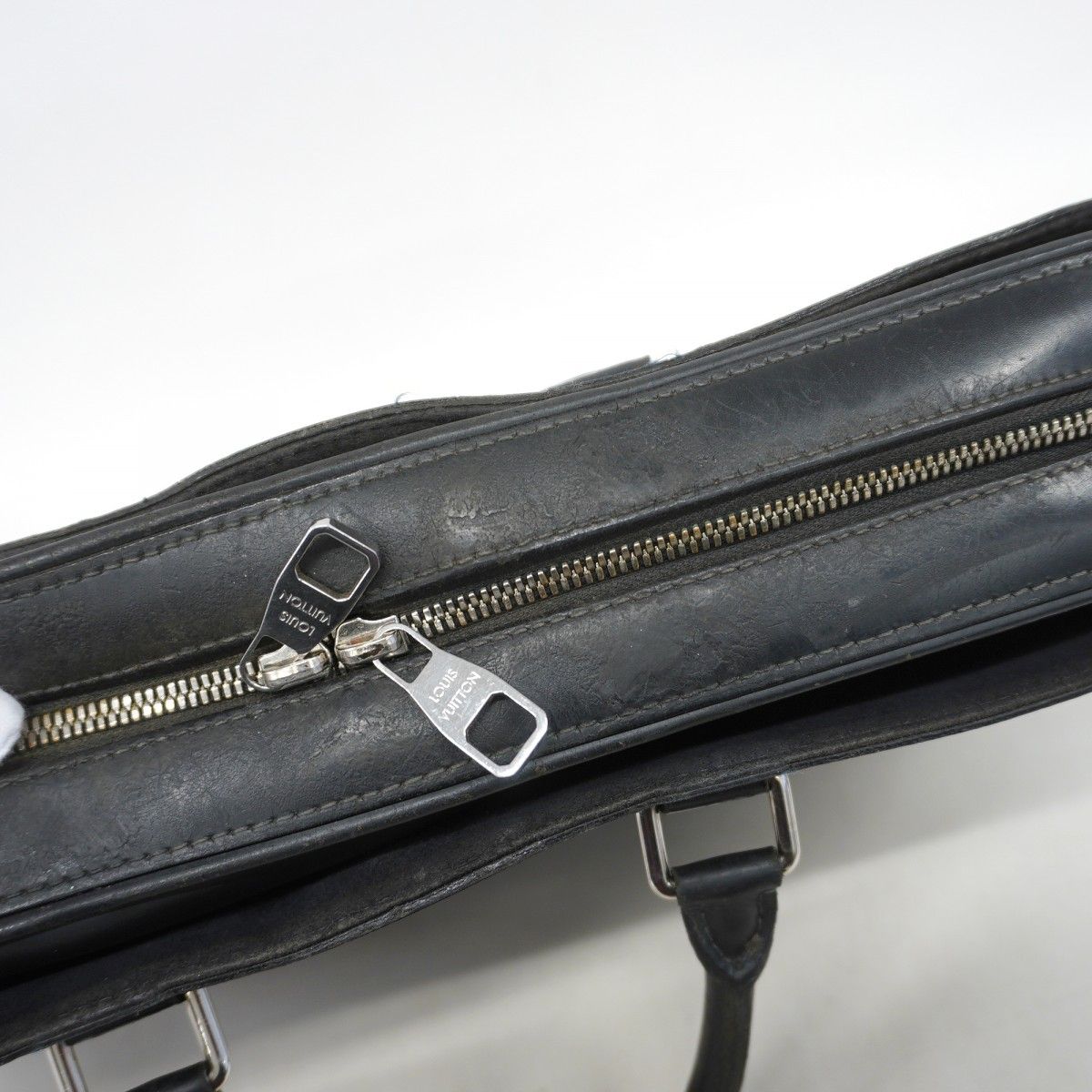 Louis Vuitton Business Damier Cobalt Dandy Briefcase MM Black — view 6
