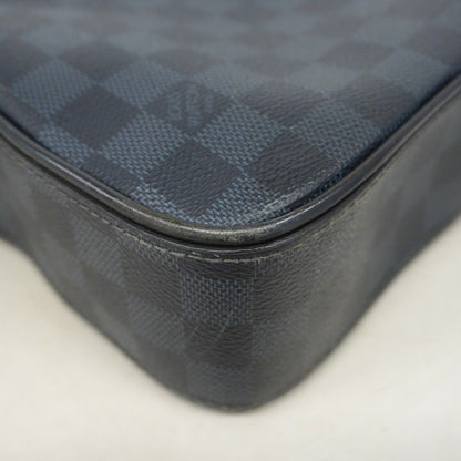 Louis Vuitton Business Damier Cobalt Dandy Briefcase MM Black — view 9