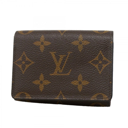 Louis Vuitton Card Case Monogram Envelope Business Holder Brown