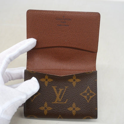 Louis Vuitton Card Case Monogram Envelope Business Holder Brown — view 8