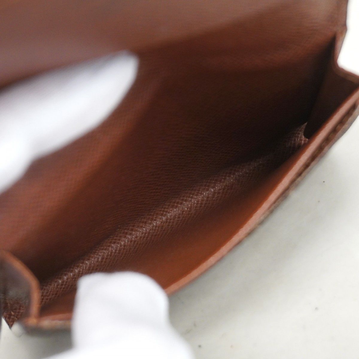 Louis Vuitton Card Case Monogram Envelope Business Holder Brown — view 4