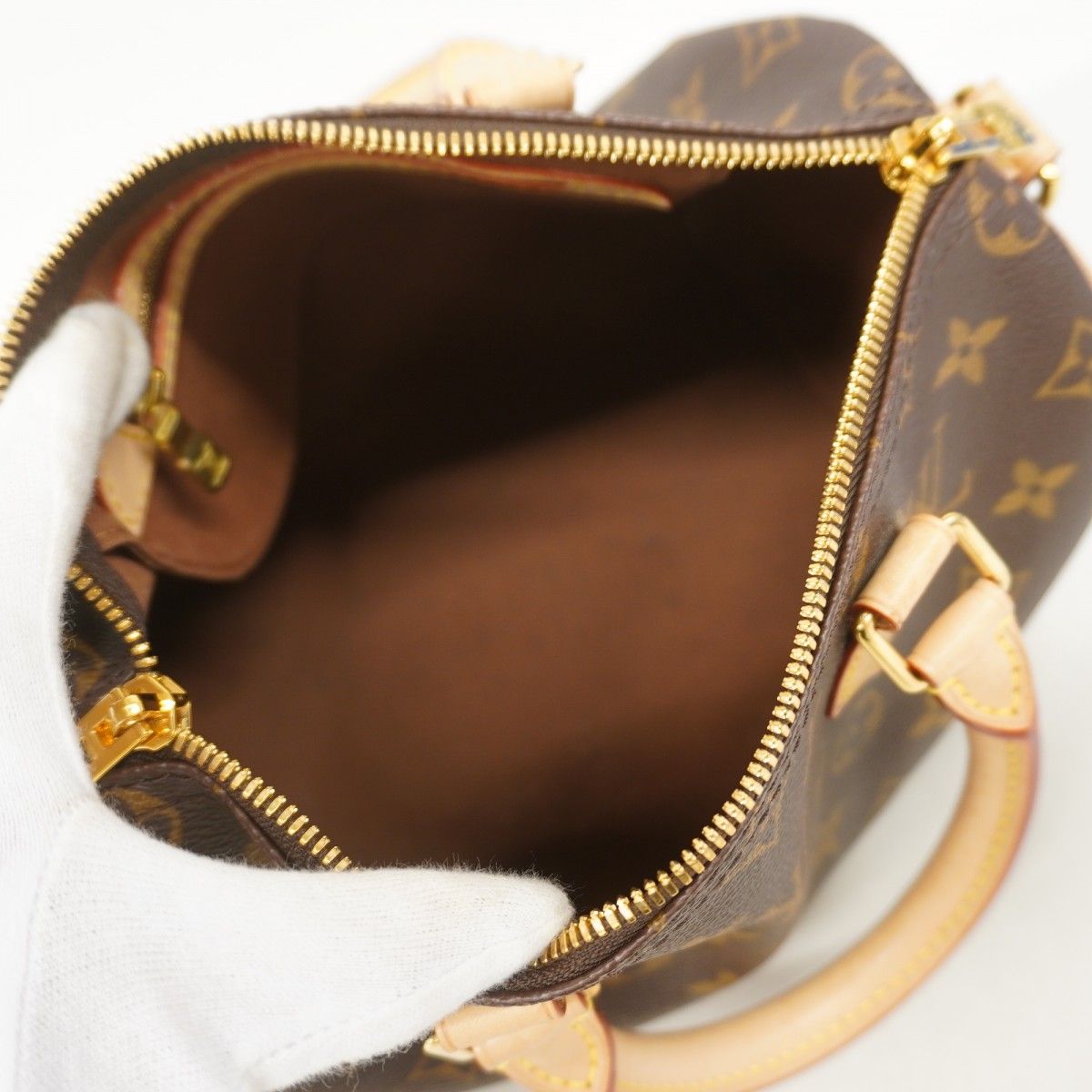 Louis Vuitton Handbag Monogram Speedy Bandouliere 25 Brown 2-Way Bag — view 4