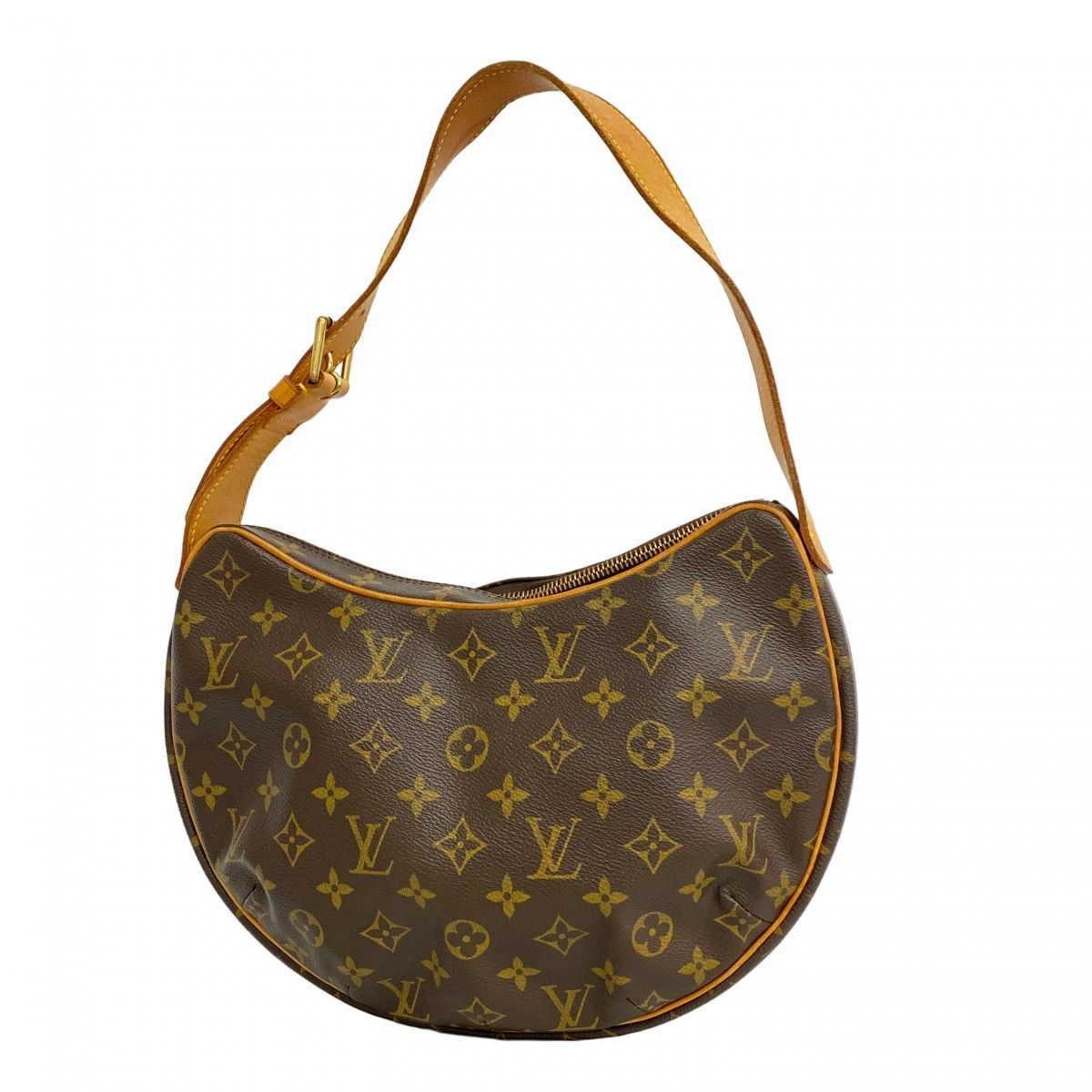 Louis Vuitton Shoulder Bag Monogram Croissant MM Brown