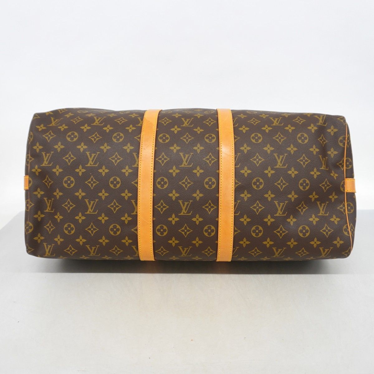 Louis Vuitton Boston Bag Monogram Keepall Bandouliere 55 Brown — view 3