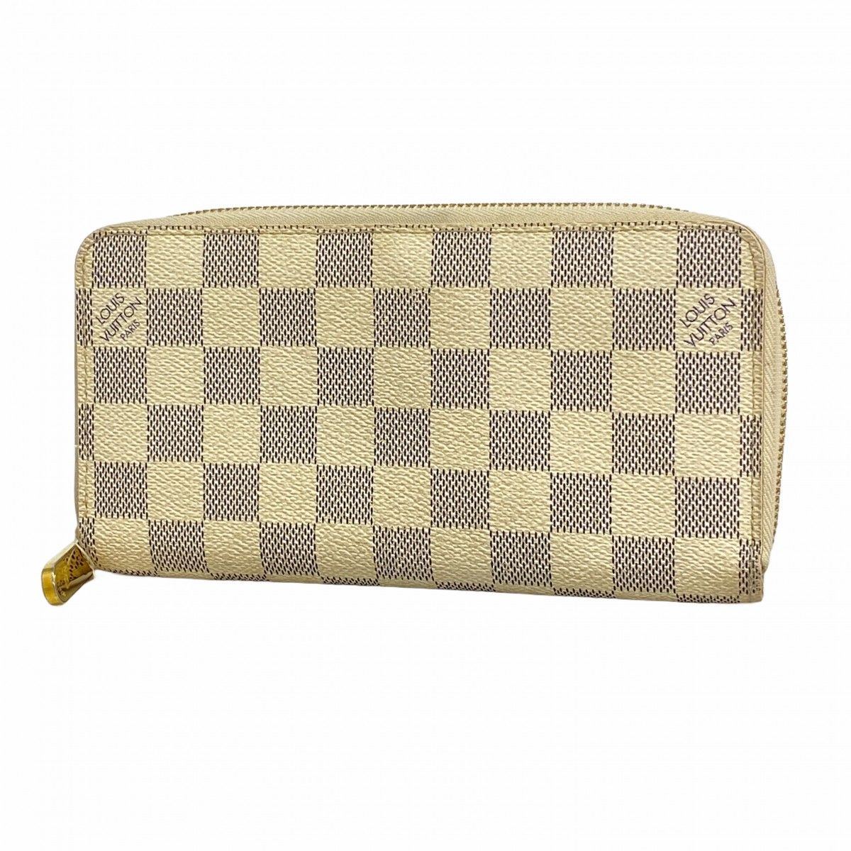 Louis Vuitton Wallet Damier Azur Zippy White