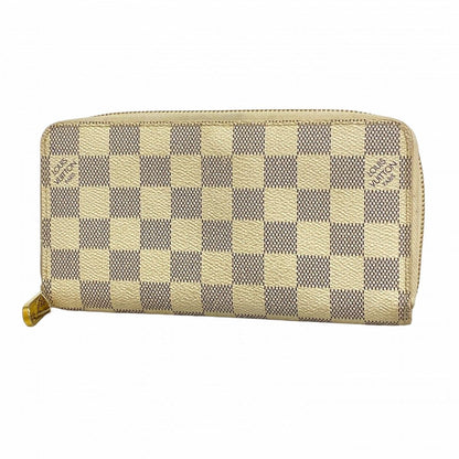 Louis Vuitton Wallet Damier Azur Zippy White
