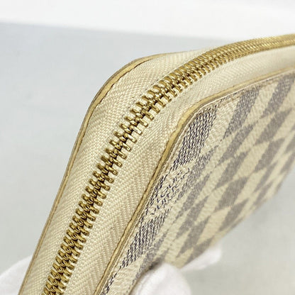 Louis Vuitton Wallet Damier Azur Zippy White — view 6