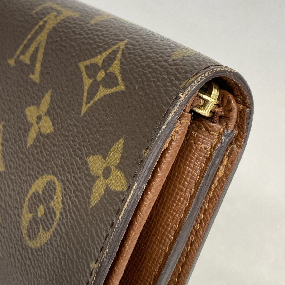 Louis Vuitton Wallet Monogram Portefeuille Tresor Brown — view 6