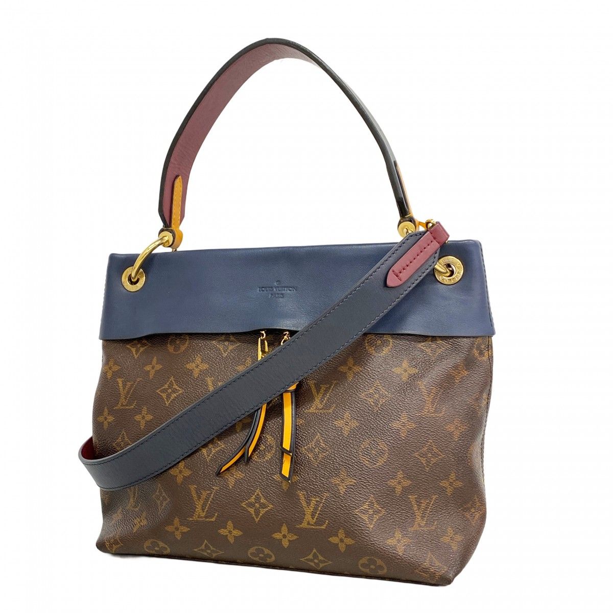 Louis Vuitton Handbag Monogram Tui Roulis Besace Marine Bordeaux 2-Way Bag