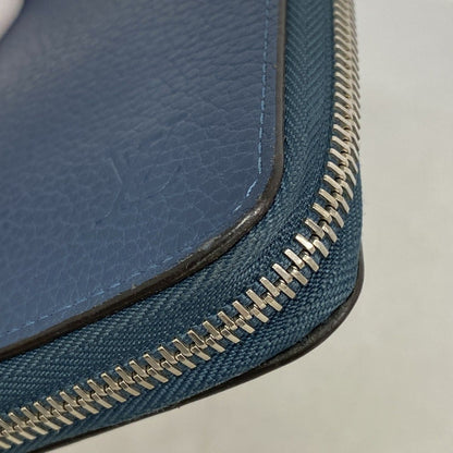 Louis Vuitton Wallet Taiga Zippy Vertical Blue — view 6