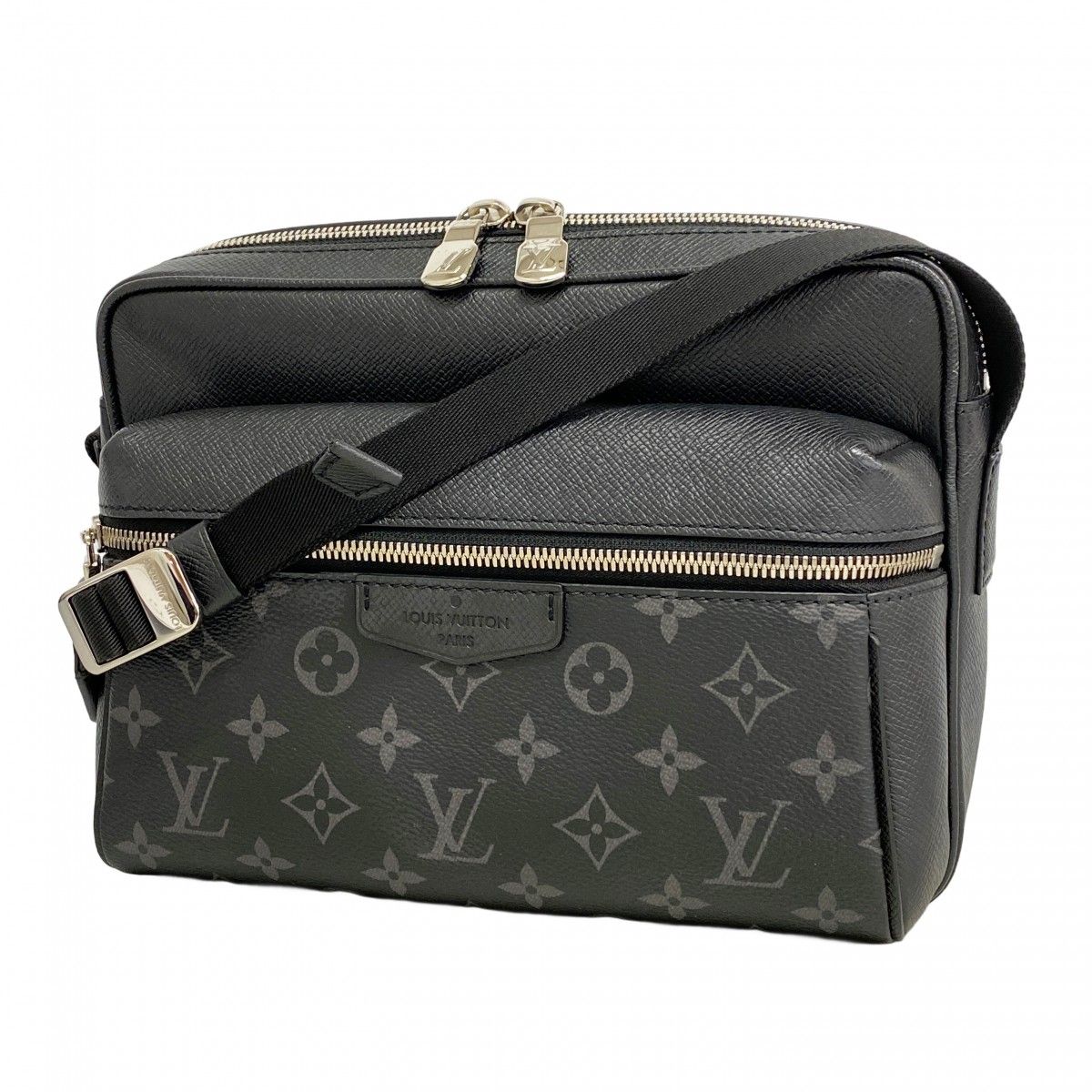Louis Vuitton Shoulder Bag Taigarama Outdoor Messenger PM Black