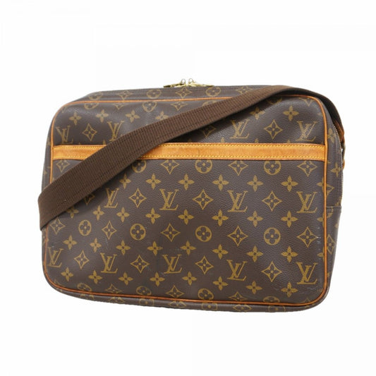 Louis Vuitton Shoulder Bag Monogram Reporter GM Brown