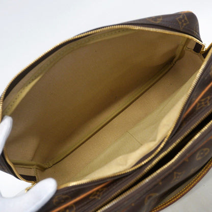 Louis Vuitton Shoulder Bag Monogram Reporter GM Brown — view 4