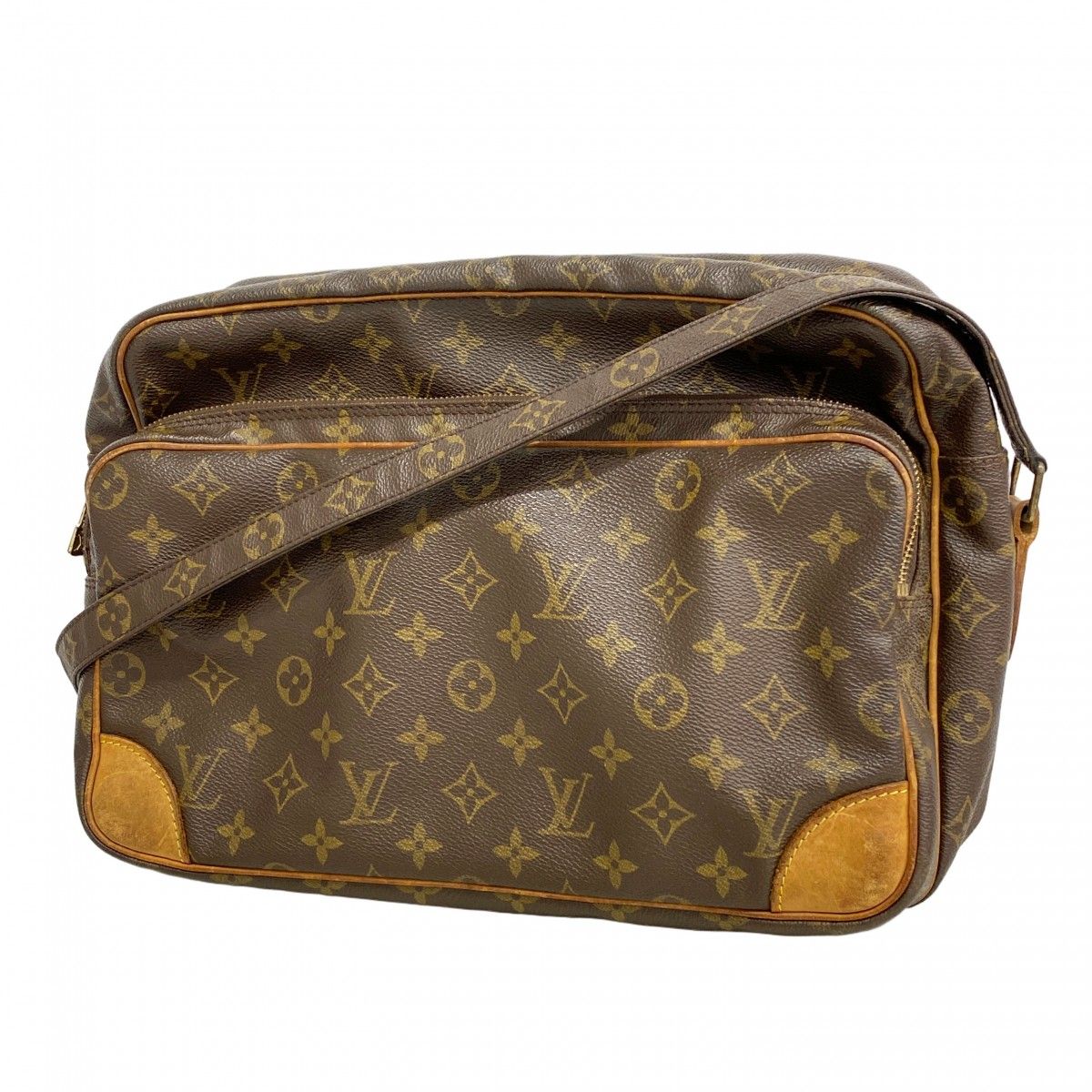 Louis Vuitton Shoulder Bag Monogram Nile GM Brown