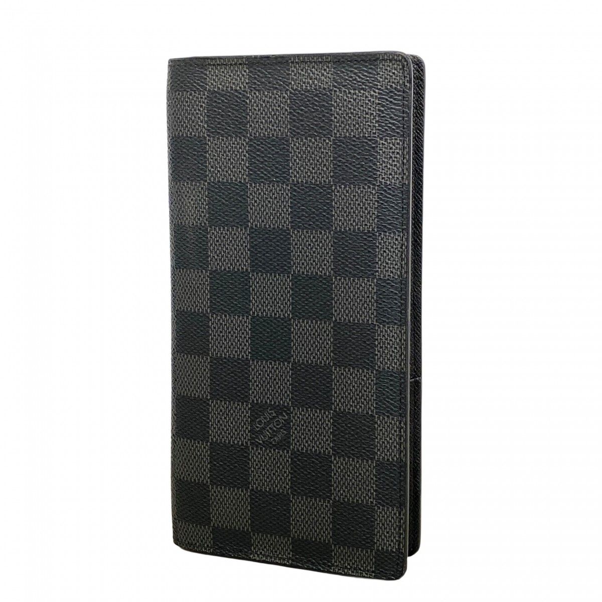 Louis Vuitton Wallet Damier Graphite Portefeuille Brazza Black