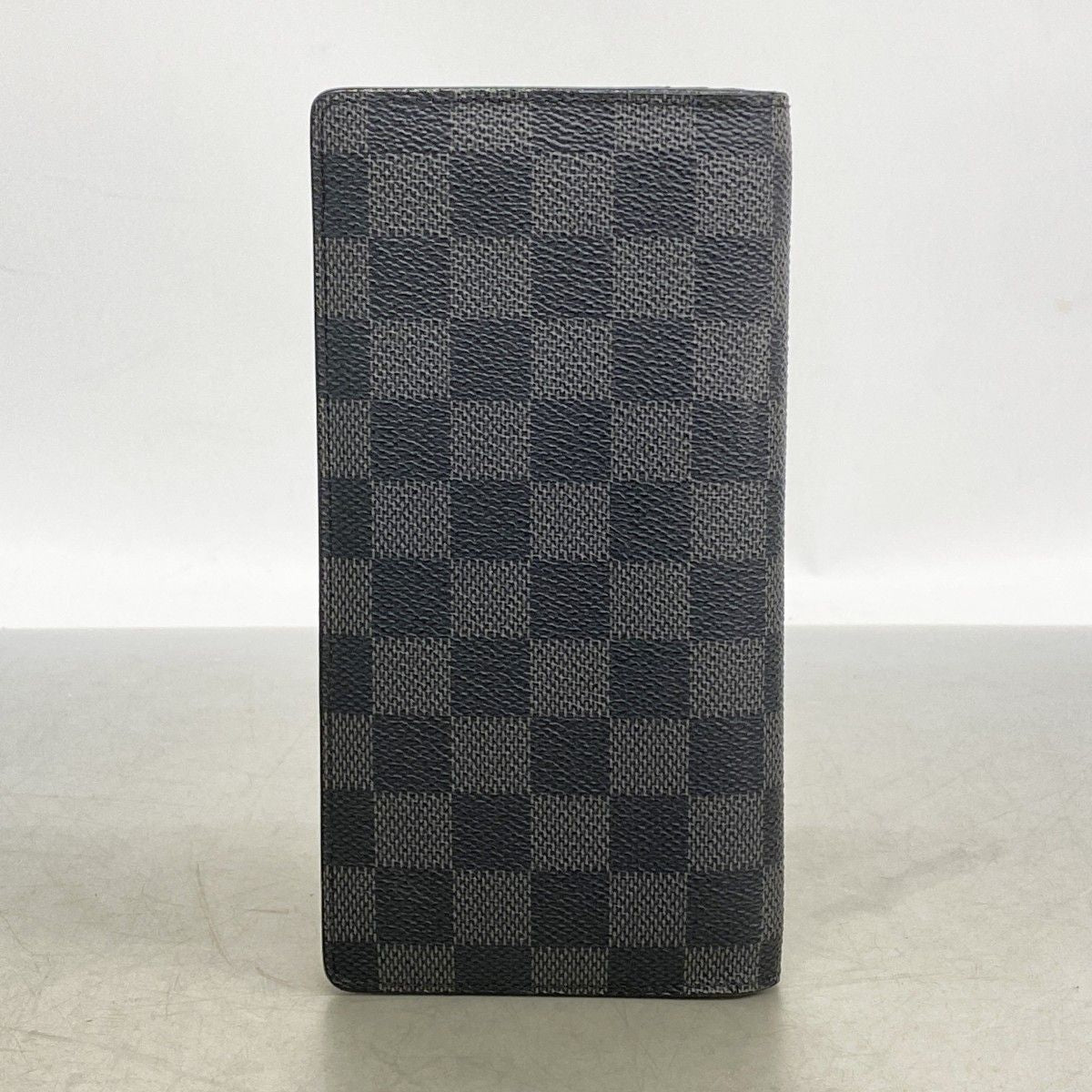 Louis Vuitton Wallet Damier Graphite Portefeuille Brazza Black — view 7
