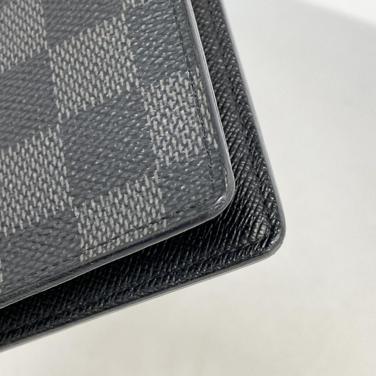 Louis Vuitton Wallet Damier Graphite Portefeuille Brazza Black — view 5