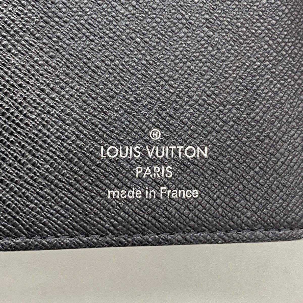Louis Vuitton Wallet Damier Graphite Portefeuille Brazza Black — view 4