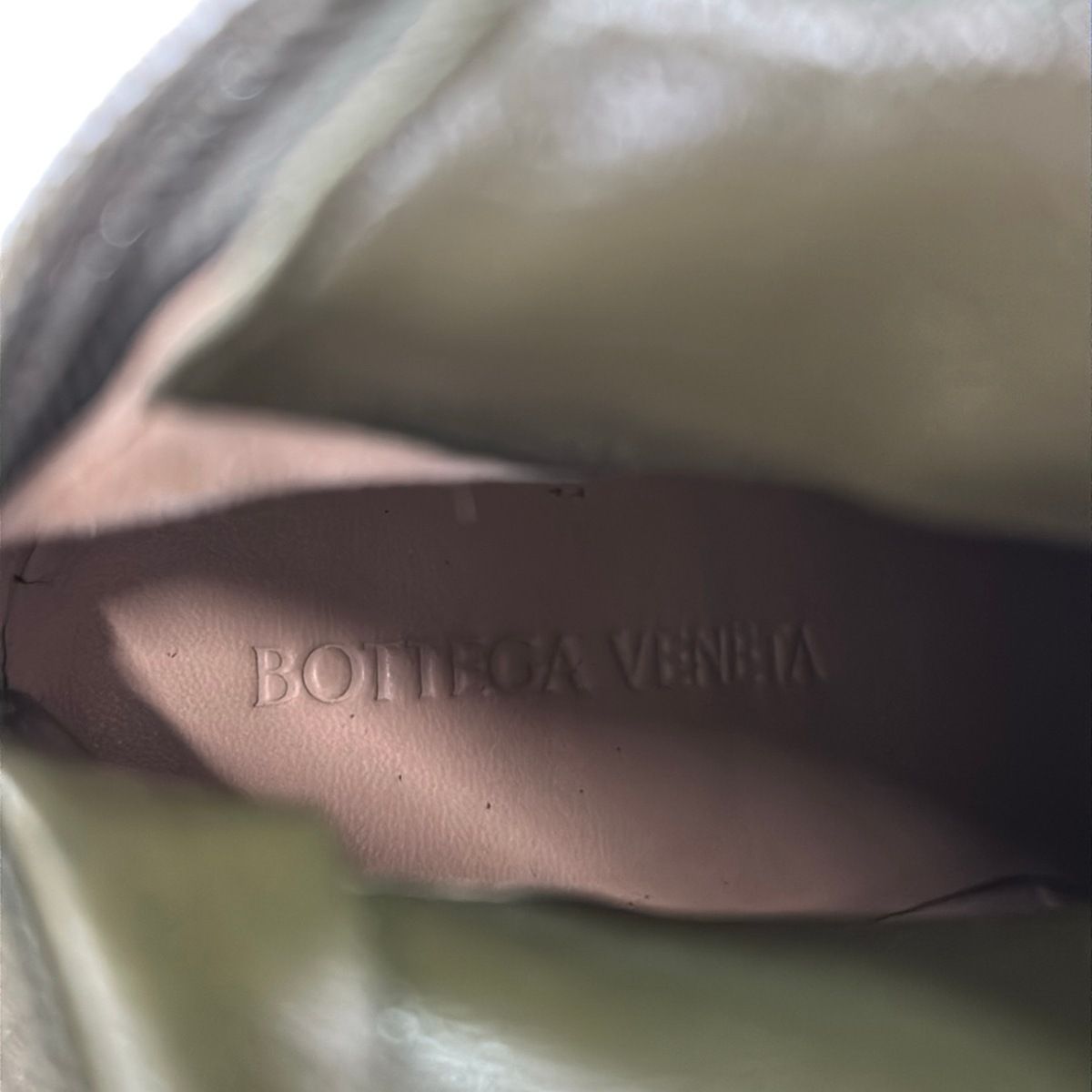Bottega Veneta Short Boots 38 LadyKhaki Leather — view 6