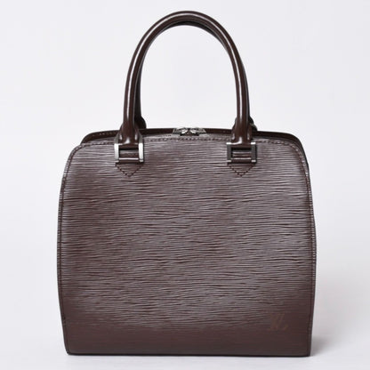 Louis Vuitton Epi Pont Neuf Handbag Mocha Silver