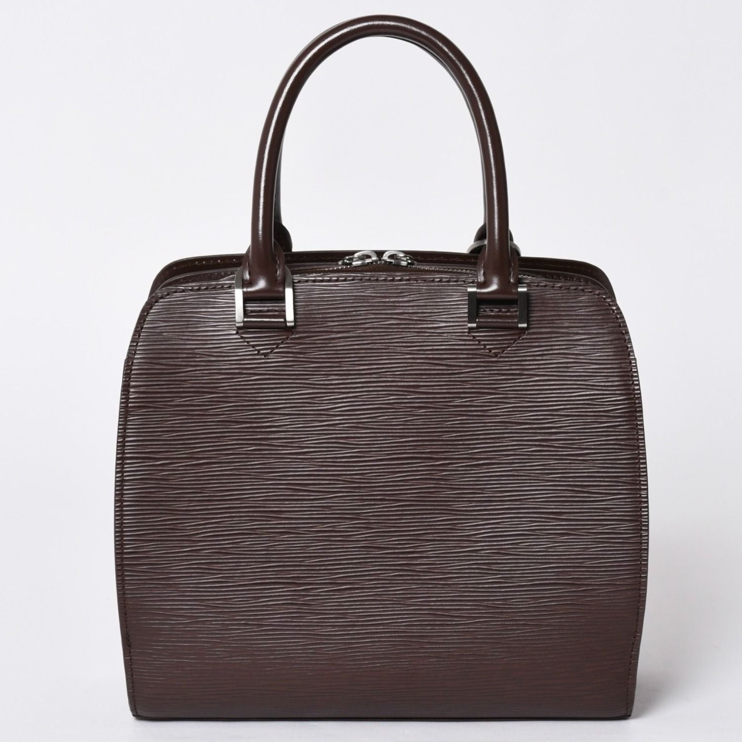 Louis Vuitton Epi Pont Neuf Handbag Mocha Silver — view 2