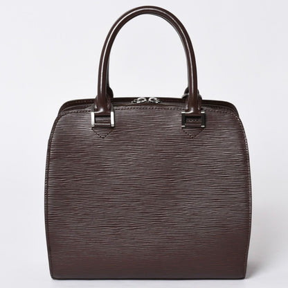 Louis Vuitton Epi Pont Neuf Handbag Mocha Silver — view 2