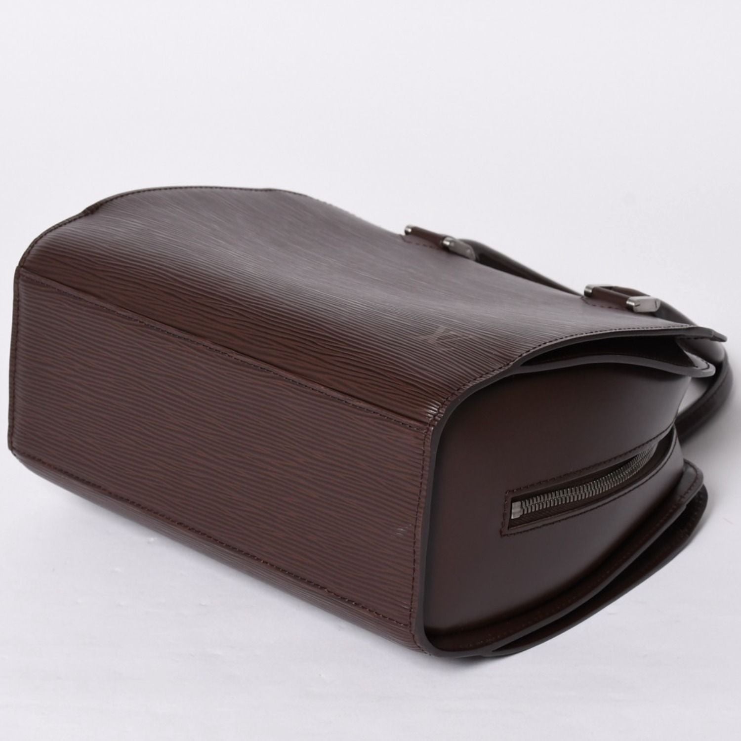Louis Vuitton Epi Pont Neuf Handbag Mocha Silver — view 8