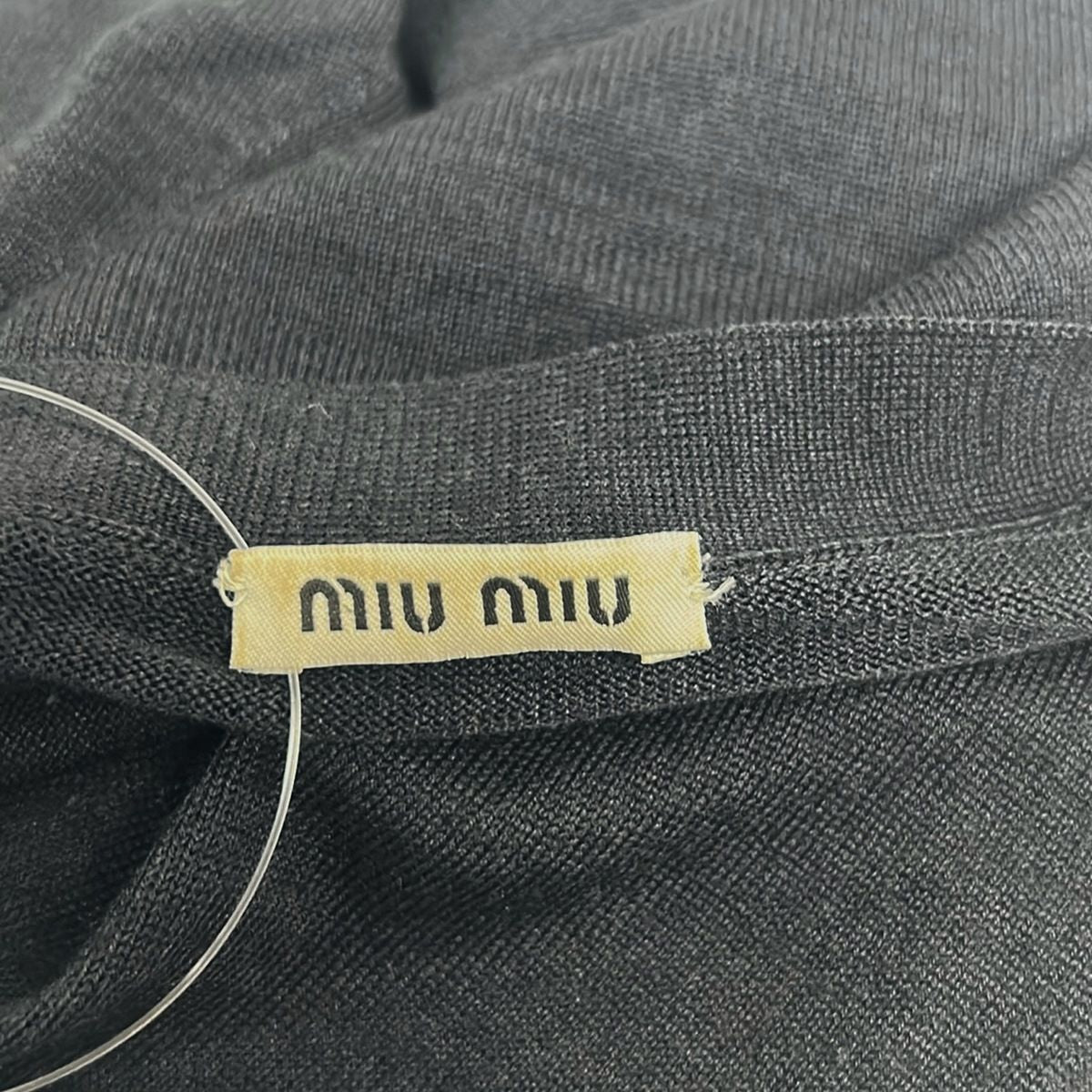 Miu Miu Di LadyDa Ninenavy T-Shirt — view 3