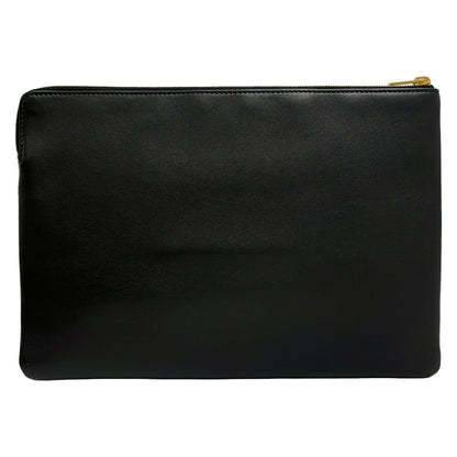 Celine Clutch Ninelapouch Black Leather — view 3