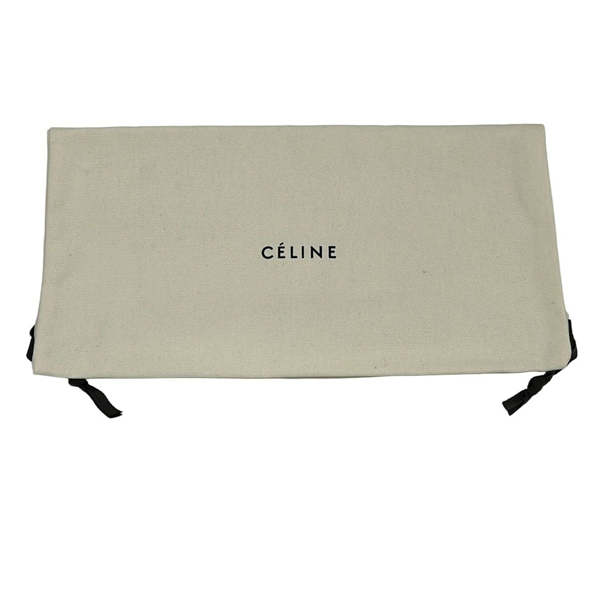 Celine Clutch Ninelapouch Black Leather — view 8
