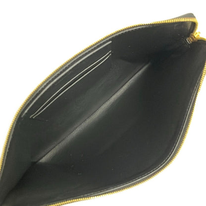 Celine Clutch Ninelapouch Black Leather — view 7
