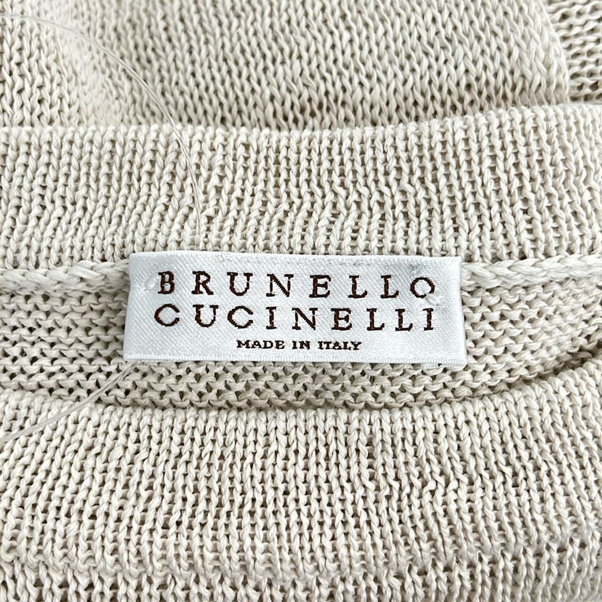 Brunello Cucinelli Short Sleevesweater Silver Kuru Knit Bo Leche — view 3