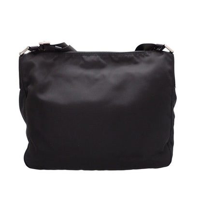 Prada Re-Nylon Shoulder Bag Nylon Leather Black Nero Silver Pouch — view 6