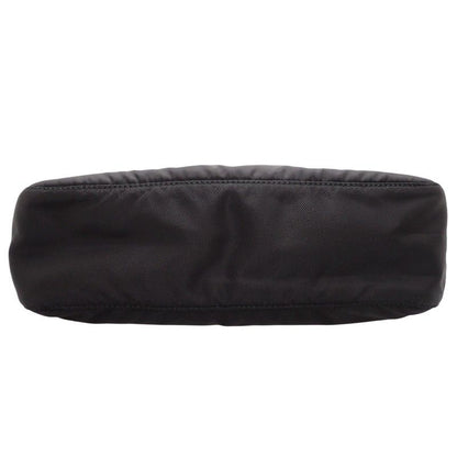 Prada Re-Nylon Shoulder Bag Nylon Leather Black Nero Silver Pouch — view 7