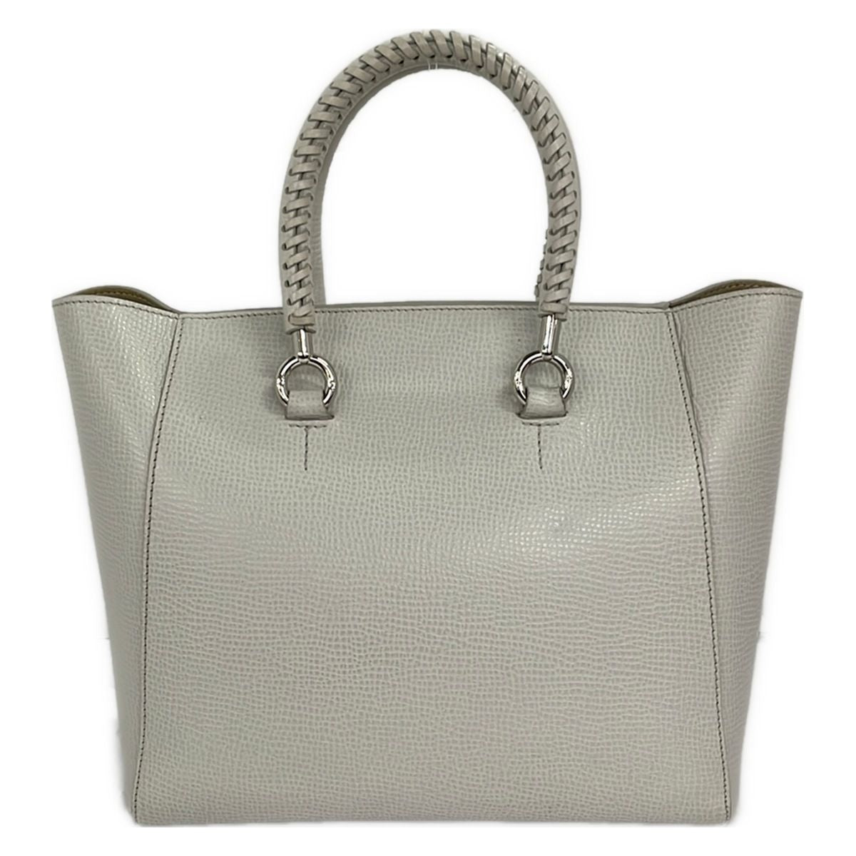 Max Mara Tote Gray Leather — view 3