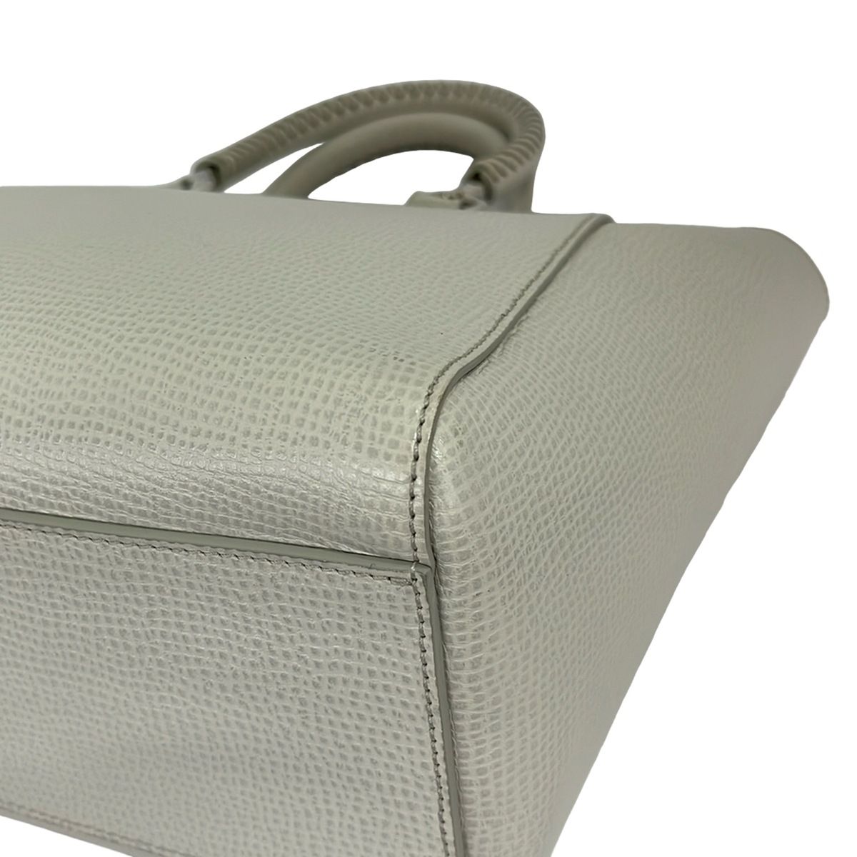 Max Mara Tote Gray Leather — view 6